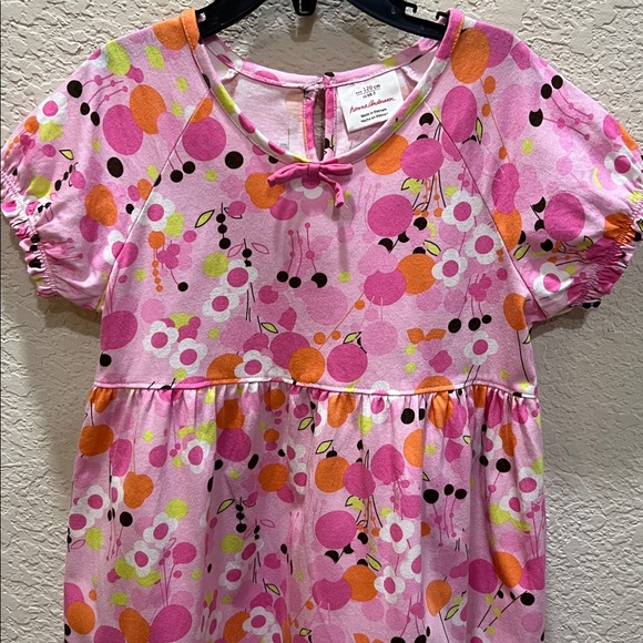 BOGO Hanna Andersson vintage pink/floral dress size 120cm US 6X-7 - Picture 2 of 4
